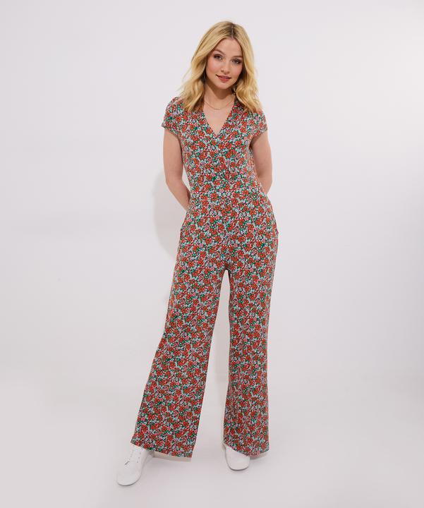 Produktbild Joe Browns Petite Floral V-Neck Jersey Pocket Jumpsuit (42)