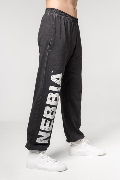 Nebbia Washed-off Baggy Style Sweatpants