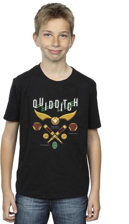Actual product image Boys Quidditch Bludgers Quaffles T-Shirt (116)
