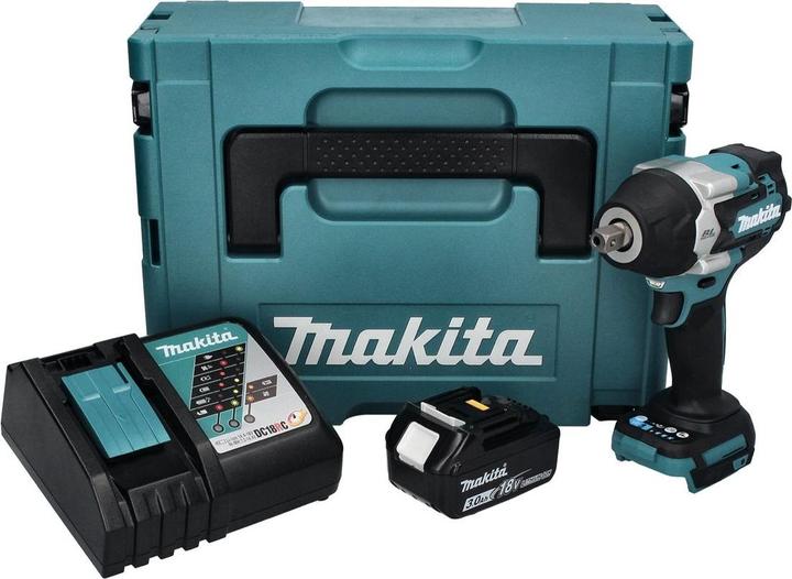 Produktbild Makita DTW 701 RF1J Akku Schlagschrauber 18 V 700 Nm 1/2" XPT Brushless + 1x Akku 3,0 Ah + (Akkubetrieb)