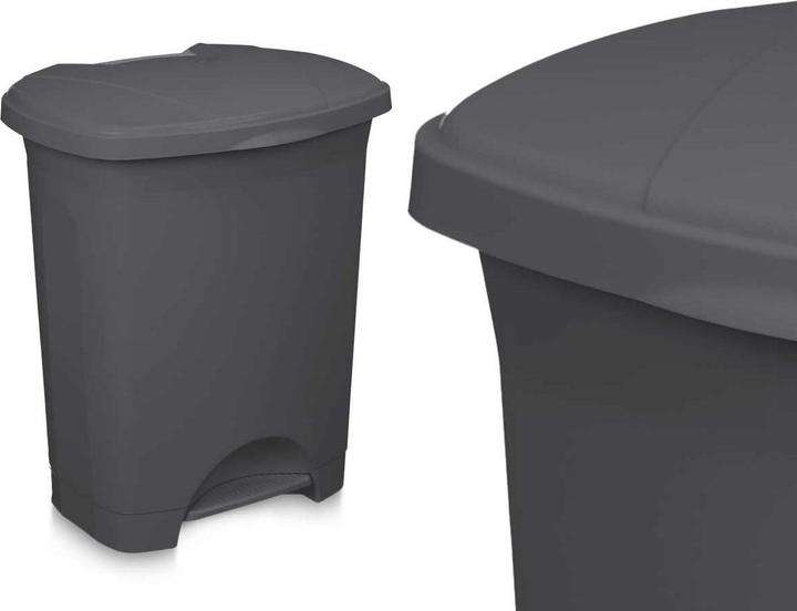 Immagine prodotto Natec Papierkorb mit Pedal Anthrazit Kunststoff 30 L (4 Stück) (30 l)