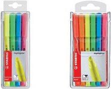 Actual product image STABILO flash highlighter (Blue, Yellow, Pink, Green, 4 mm, 4 x)
