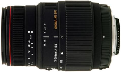 Produktbild Sigma 70-300mm, f/4.0-5.6 DG Macro, Nikon (Nikon F, Vollformat)