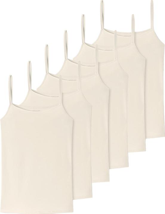 Actual product image Uncover by Schiesser 6-pack Bamboo Cotton Spaghetti Top (XL)