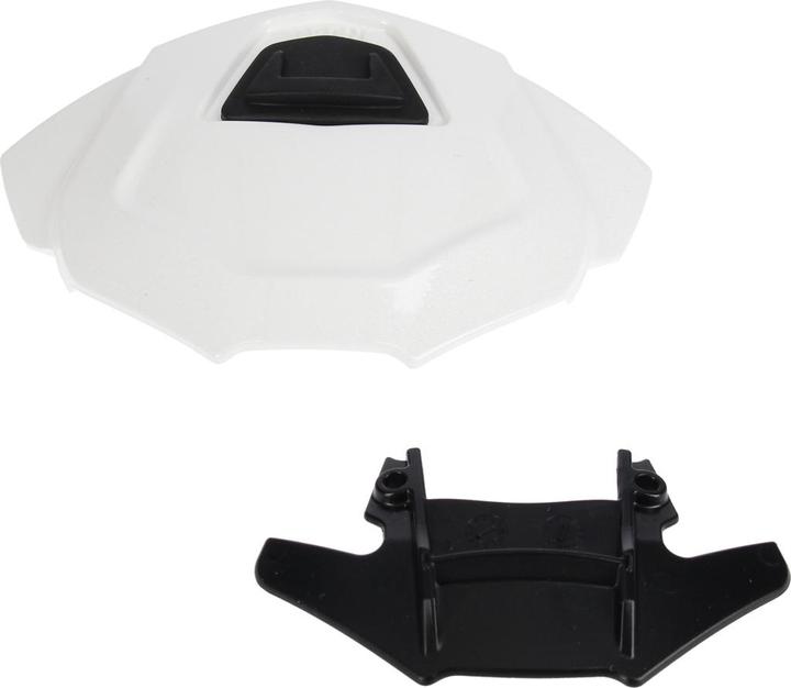 Actual product image Caberg DROID Top Vent obere Belüftung weiss metal
