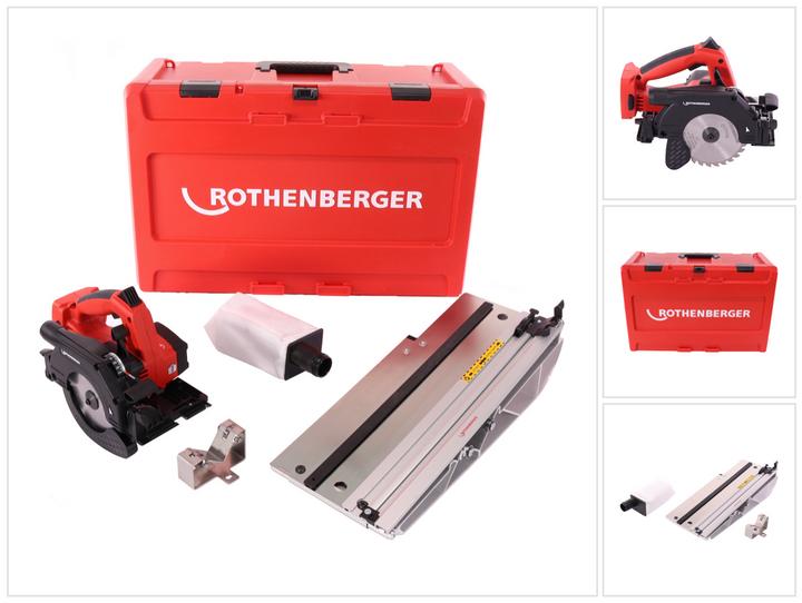 Rothenberger PIPECUT mini sega universale a batteria 18 V 125 mm + lama + custodia - senza batteria, senza carica