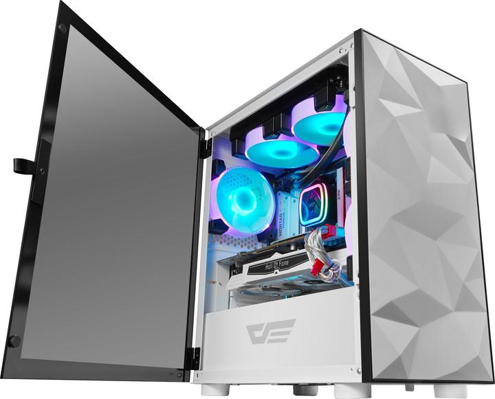 Actual product image Darkflash Tech Computer case DLM21 (white) (ITX)