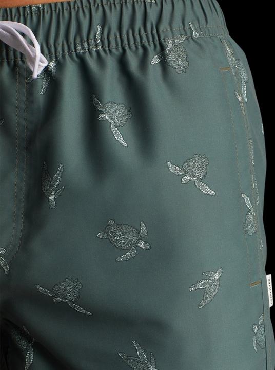 Image du produit Dedicated Swim Shorts Sandhamn Sea Turtles Forest Green S (S)