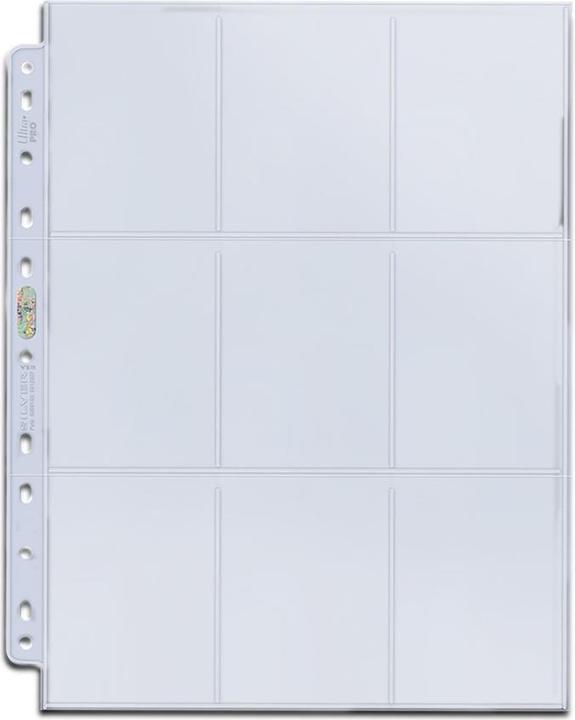 Image du produit Ultra Pro Pages du dossier 9 Pages de poche