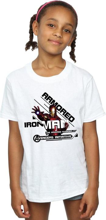 Immagine prodotto Iron Man Armored Avenger Maglietta Ragazze (140, 146)