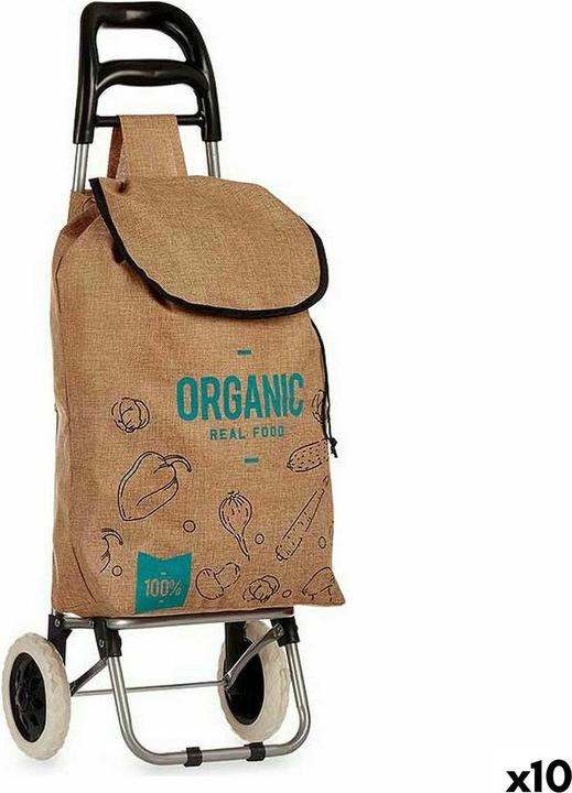 Actual product image Kinvara Cart Organic Brown 3.3 L 36 x 95 x 35 cm (10 pieces)