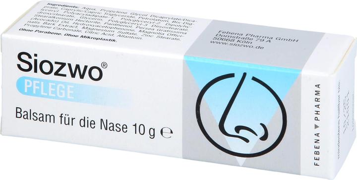 Produktbild Pharma Siozwo Pflegebalsam für die Nase, 10 g Creme (1 Stück)