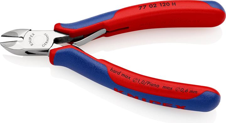 Actual product image Knipex Electronics Diagonal Cutter with carbide cutting edges (120 mm)