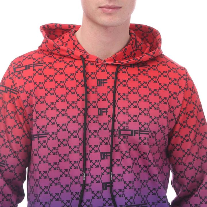 Actual product image Off Mens ATHL Monogram Hoodie (S)