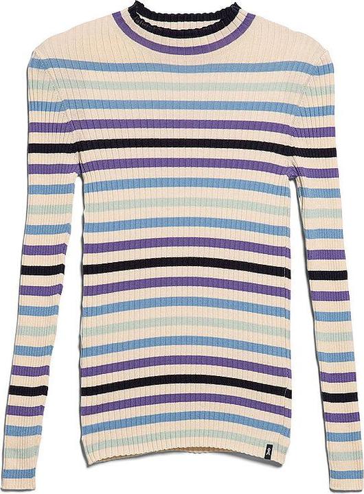 Armedangels Long Sleeve Alaania Pullover Multicolors Oatmilk