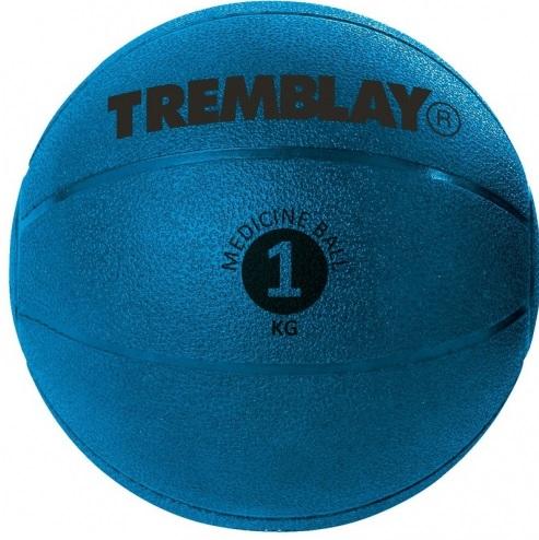 Image du produit NoName Ballon lesté TREMBLAY Medicine Ball 1kg D17,5cm Blue pour le lancer (1 kg, 175 mm)