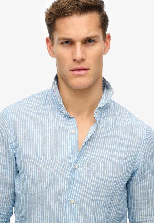 Image du produit Superdry VACATION L/S LINEN SHIRT Heren Overhemd (S)