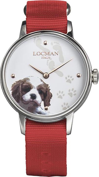 Produktbild Locman Italy Damenuhr 1960 Fantasy Dog Ref. F253A08S-00WHCA1NR (Analoguhr, 32 mm)