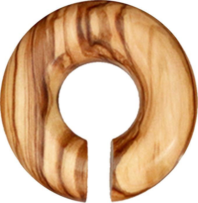 Produktbild Star Piercing Ohrgewicht Donut aus Olivenholz (ohne Messing, Organisch)