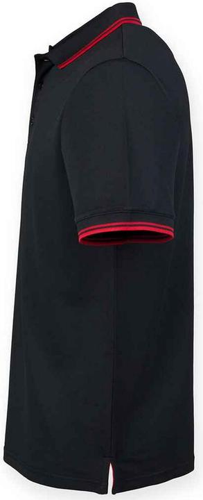 Actual product image Henbury Mens CoolPlus Tipped Polo Shirt (S)