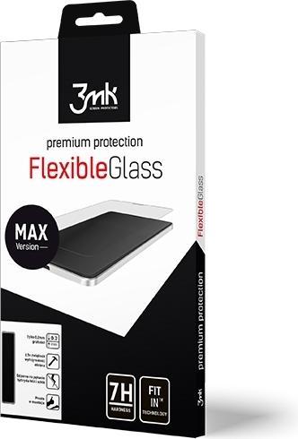 Image du produit 3MK FlexibleGlass Max LG Q70 czarny/black, Szkło Hybrydowe z wzmocnionymi krawędziami (1 pièce(s), LG Q70)