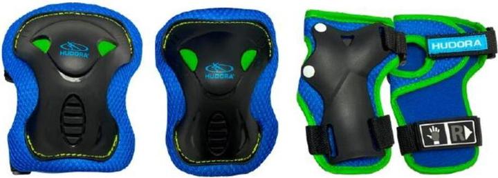 Hudora Biomechanisches Protektoren-Set (S, Handgelenkschoner, 4 Stück)