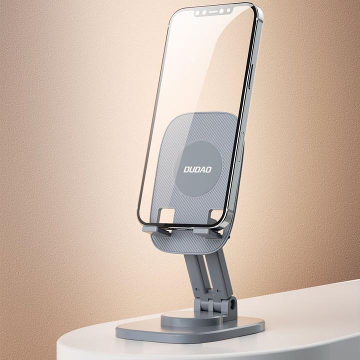 Immagine prodotto Dudao supporto telescopico da tavolo pieghevole per telefono tablet grigio (F5XS)