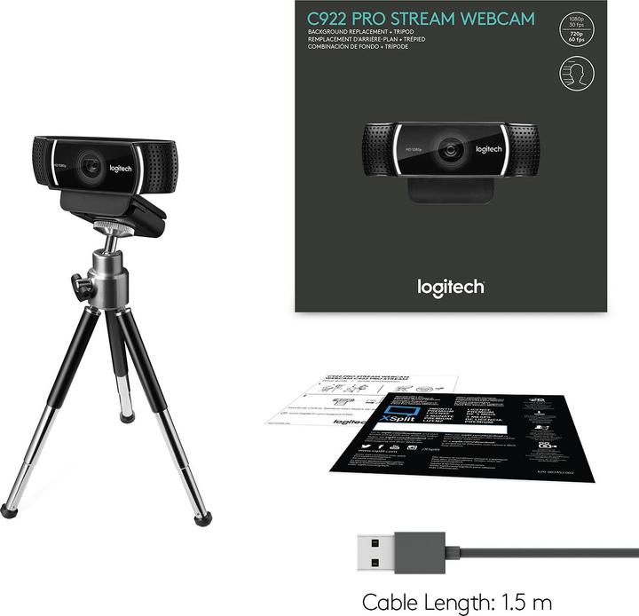 Produktbild Logitech C922 Pro Stream (2 Mpx)