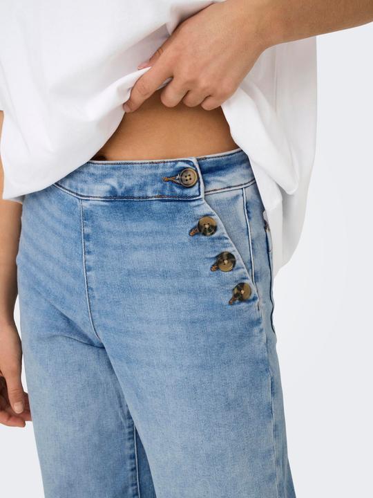 Actual product image Only ONLMADISON Hohe Taille Weiter Beinschnitt Jeans Jeans mit weitem Bein (W28/L32)