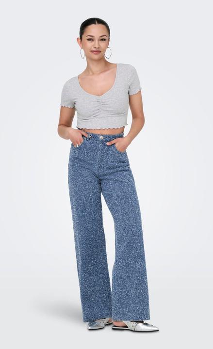 Produktbild Only ONLAMAYA Hohe Taille Weiter Beinschnitt Jeans Jeans mit weitem Bein (W27/L30)
