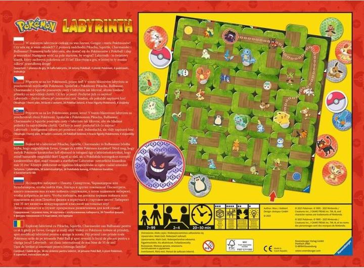 Immagine prodotto Ravensburger Gioco da tavolo Labirinto Pokemon (Multilingue)