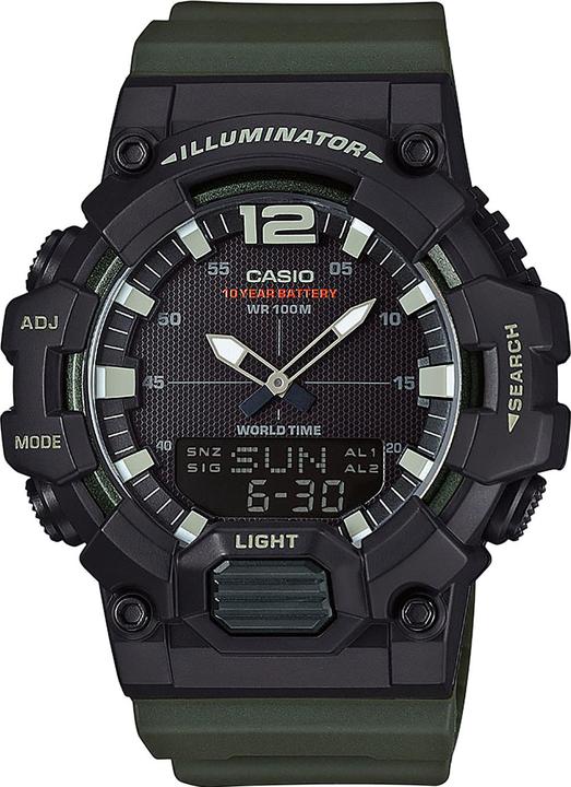 Casio Hdc-700-3avef (Chronograph, Digitaluhr, Analoguhr, 49 mm)