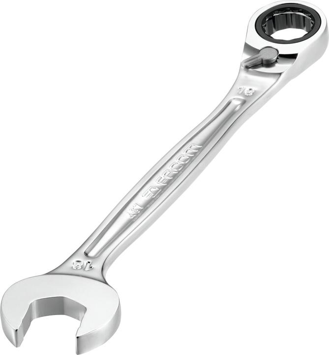 Actual product image Facom 34 mm openend ring ratchet wrench, length 455 mm