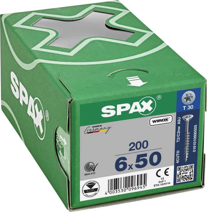 Image du produit Spax Vis pour panneaux agglomérés (200 Vis par pièce)