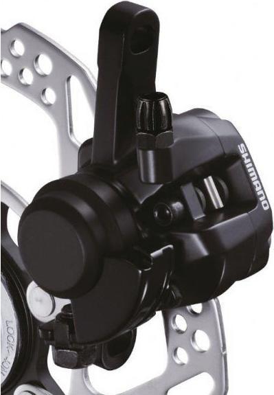 Produktbild Shimano Mechanischer Bremssattel BR-R317 Postmount vorn schwarz (Vorne + Hinten, Bremssattel, 1)