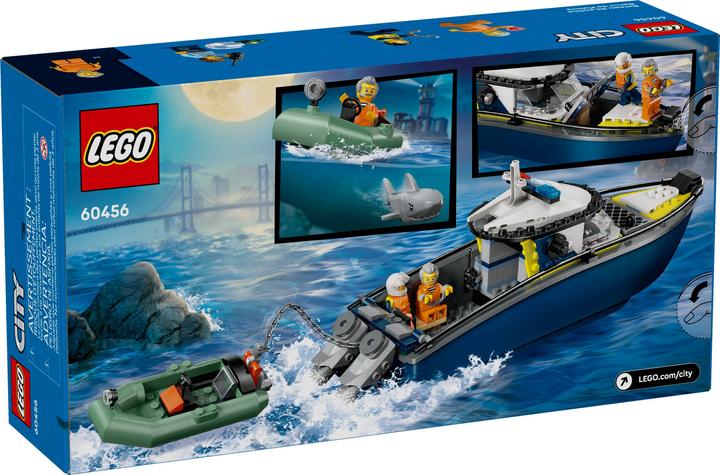 Immagine prodotto LEGO Verfolgungsjagd im Polizeiboot (60456, LEGO City)