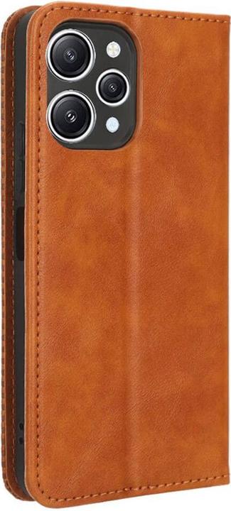 Image du produit Cover-Discount Xiaomi Redmi 12 - Housse Vintage Flip Case marron (Xiaomi Redmi 12)
