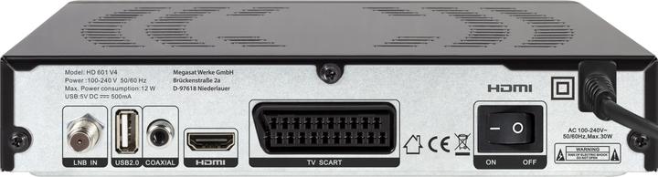 Actual product image Megasat HD 601 V4 Satellite (0.06 GB, DVB-S2)