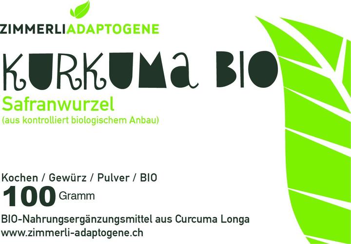 Immagine prodotto Zimmerli Adaptogene Curcuma in polvere (BIO) (1 Pezzo/i, Polvere, 100 g)