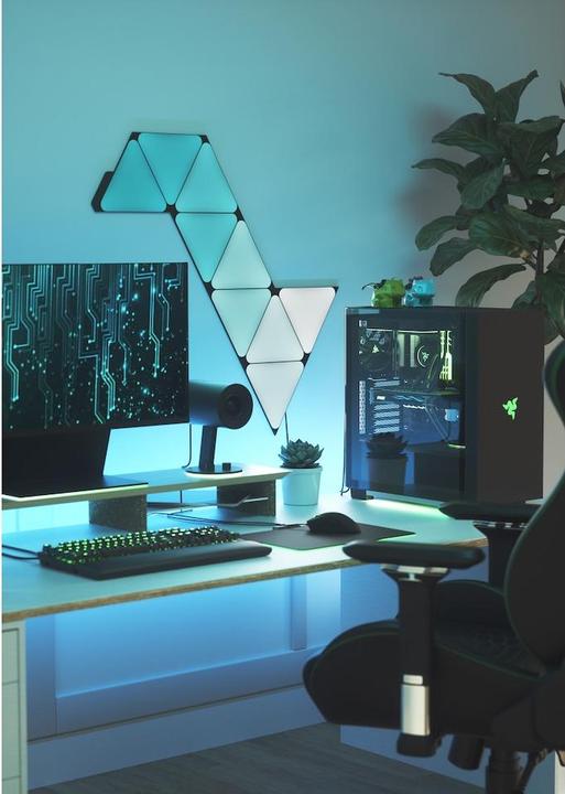 Image du produit Nanoleaf Shapes Ultra Black 9PK Starter (80 lm)