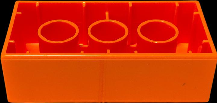 Actual product image LEGO Duplo 2x4 bricks orange - 40 pieces - basic building blocks 3011 NEW (3011)