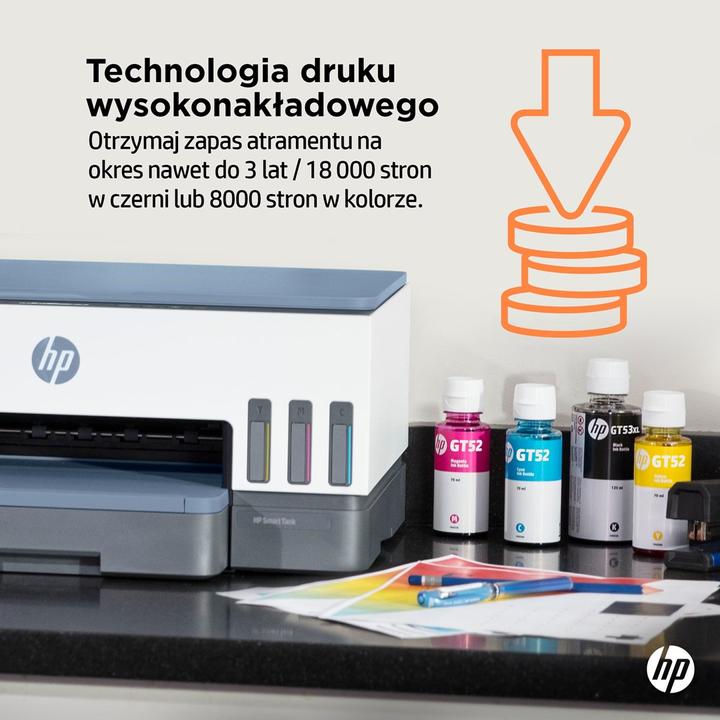 Produktbild HP 725 Thermal Inkjet DPI pro Minute WLAN (Thermodirekt, Farbe)