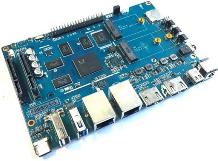 Produktbild Sinovoip BANANA PI BPI-W2 - Smart NAS-Router, RTD1296 Chip-Design