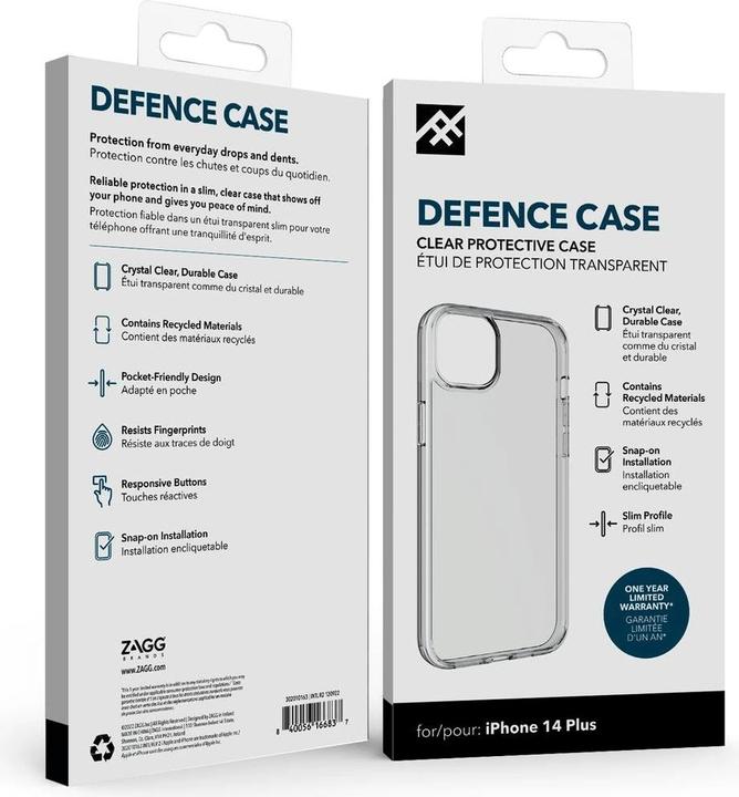 Actual product image Zagg Ifrogz Cases Defence Ip Kirk (Apple iPhone 14 Plus)