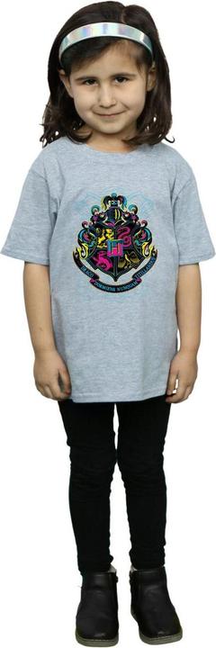 Immagine prodotto Neon Hogwarts Crest Maglietta Ragazze (128)