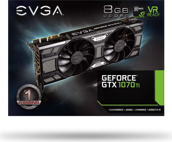 Produktbild EVGA Geforce Gtx 1070 Ti Sc Gaming (8 GB)