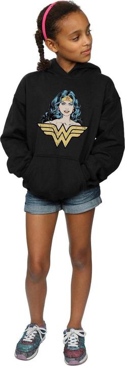 Image du produit - Sweat à capuche WONDER WOMAN GAZE - Fille (152, 158)