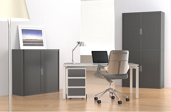 Produktbild Paperflow Rollcontainer aus Kunststoff (39 x 43.5 x 64.5 cm)