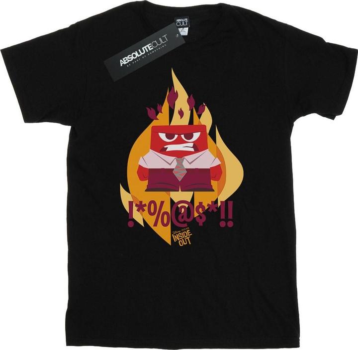 Actual product image Disney Mens Inside Out Fired Up T-Shirt (L)