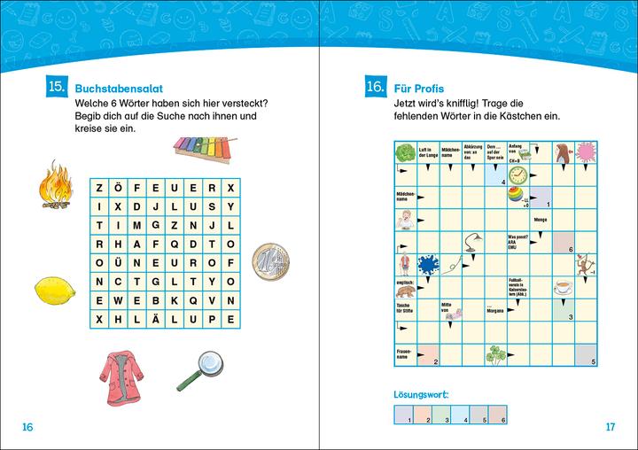 Produktbild Leselöwen Kreuzworträtsel für Leseprofis - 2. Klasse (Sonnengelb) (Deutsch, Katrin Merle, Loewe Lernen und Rätseln, 2022)